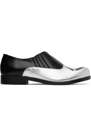 Stefan Cooke Black & 4 Slashed Loafers
