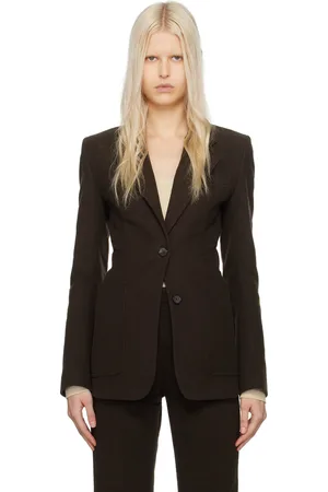 Totême Brown Cinched Blazer