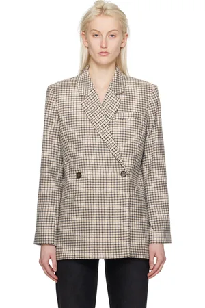 ANINE BING Off-White Kaia Blazer