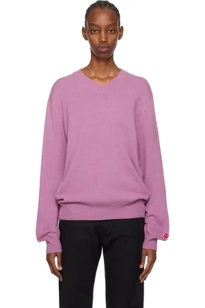 Comme des Garçons PLAY Purple Small Heart Sweater