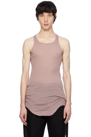 Rick Owens Pink Basic Tank Top