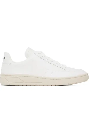 Veja White V-12 Sneakers