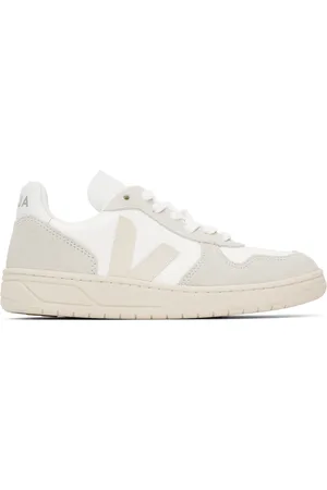 Veja White V-10 B-Mesh Sneakers