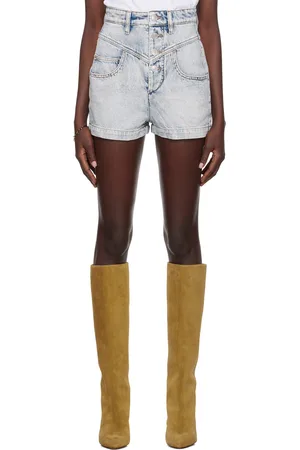 Isabel Marant Blue Jovany Denim Shorts