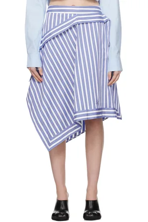 J.W.Anderson Blue & White Handkerchief Miniskirt