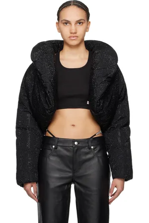 Alexander Wang Black Hotfix Down Jacket