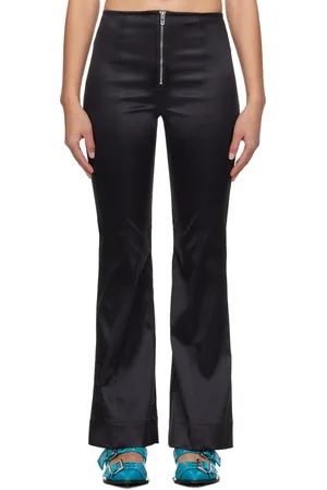 Ganni Black Flared Trousers