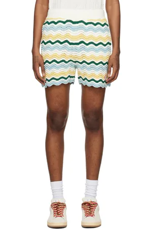 Casablanca Multicolor Wavy Bouclé Shorts