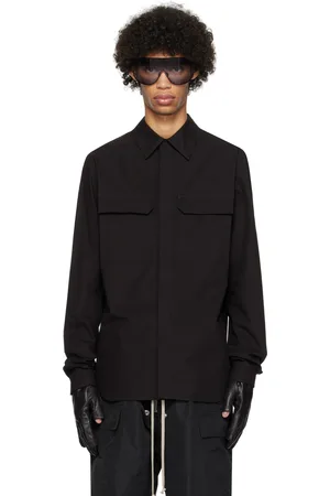 Rick Owens Black Work Shirt