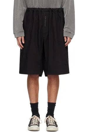 Acne Studios Black Embroidered Shorts