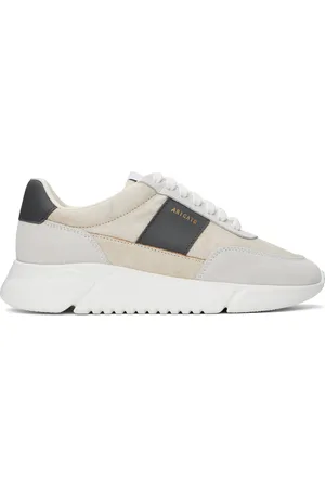 Axel Arigato Beige & Gray Genesis Vintage Sneakers