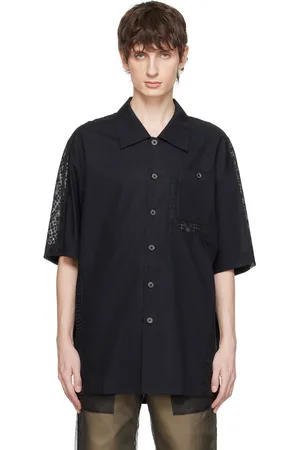 Feng Chen Wang Lace Overlay Shirt