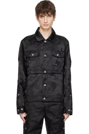 Feng Chen Wang Dragon Jacquard Convertible Jacket
