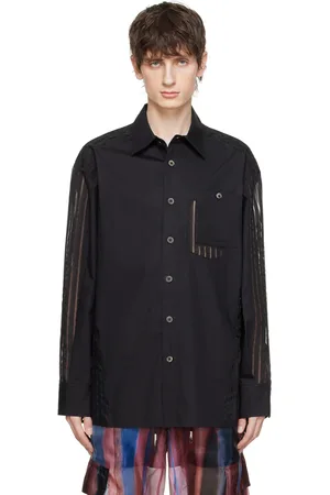 Feng Chen Wang Paneled Shirt