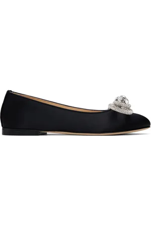 Mach & Mach Double Bow 10 Ballerina Flats