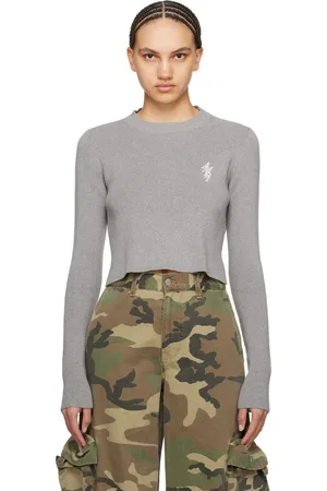AMIRI Gray Stack Sweater