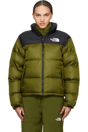 The North Face Khaki & Black 1996 Retro Nuptse Down Jacket