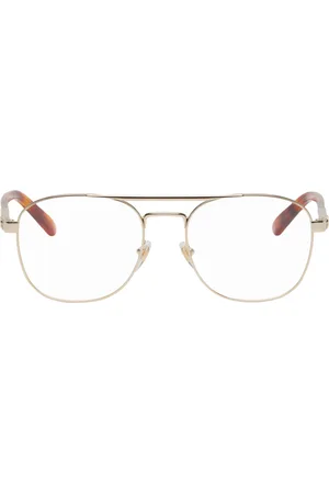 Gucci Gold Aviator Glasses