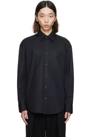 WOOYOUNGMI Black Graphic Shirt