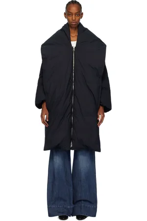Bottega Veneta Navy Frosted Down Jacket