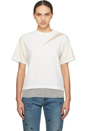 UNDERCOVER Off-White Paneled T-Shirt