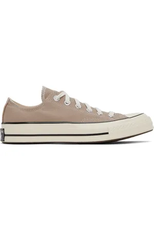Converse Taupe Chuck 70 Vintage Canvas Sneakers