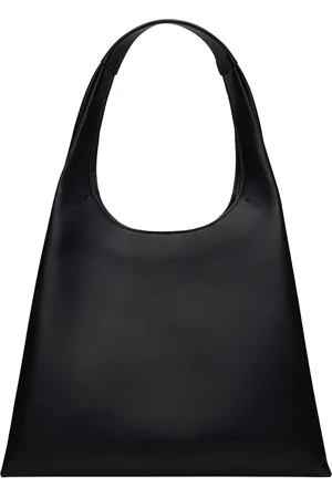 Black Midi Shopper Tote