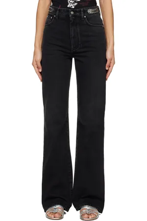 Paco rabanne Black Embellished Jeans