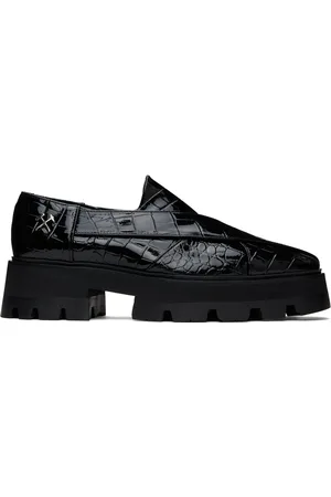 Kennel & Schmenger Black Chunky Chapal Loafers