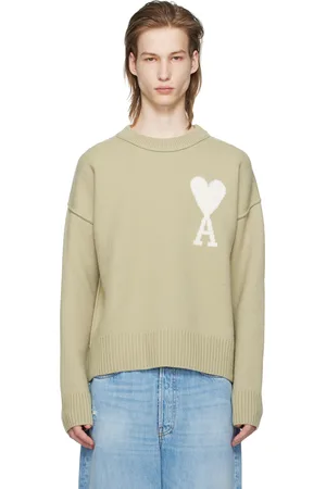 Ami Green Ami de Cœur Sweater