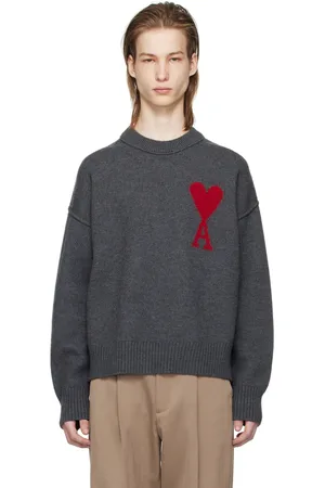 Ami Gray Ami de Cœur Sweater