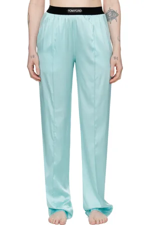 Tom Ford Blue Pinched Seam Lounge Pants