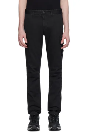 Stone Island Black Patch Cargo Pants