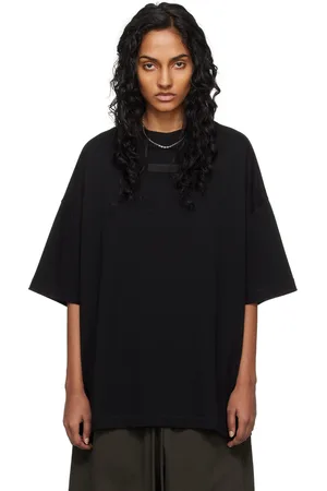 FEAR OF GOD Black Crewneck T-Shirt