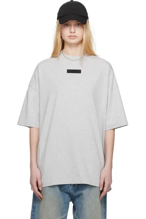 FEAR OF GOD Gray Crewneck T-Shirt