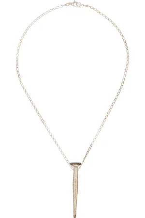 CARNET-ARCHIVE Silver Nail Necklace