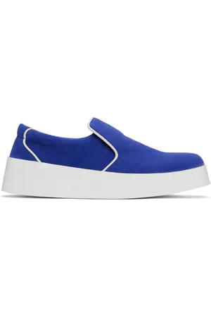 J.W.Anderson Blue Piping Sneakers