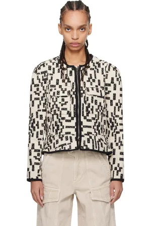 Isabel Marant Off-White & Black Deliona Jacket