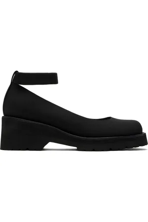 AMOMENTO Round Toe Strap Ballerina Flats