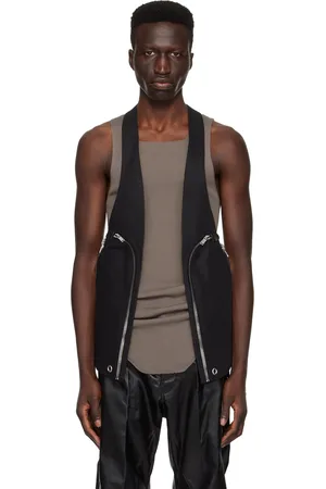 Rick Owens Black Bauhaus Vest
