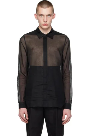Rick Owens Black Office Shirt