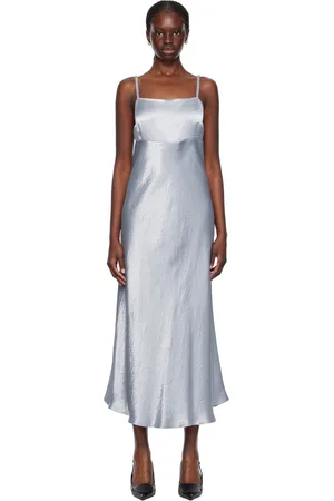 Max Mara Blue Baden Midi Dress