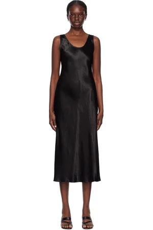Max Mara Black Talete Midi Dress