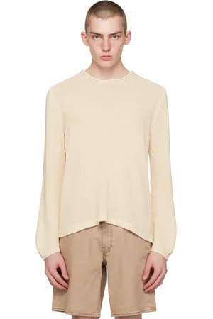 Guess Beige Rolled Edge Sweater