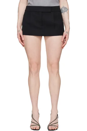 Alexander Wang Black Tailored Mini Skort
