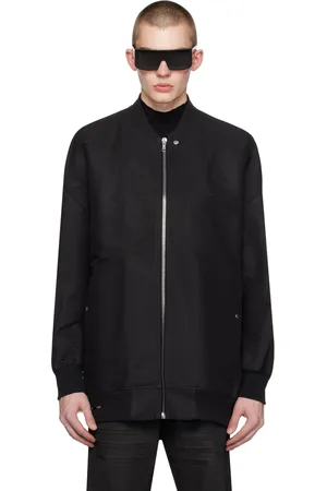Rick Owens Black Jumbo Peter Bomber Jacket