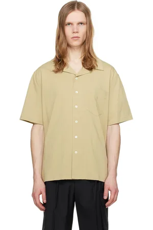 DUNST Khaki Open Collared Shirt