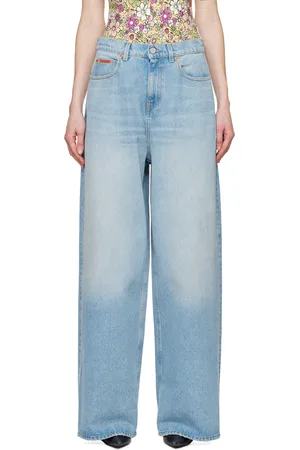 MARTINE ROSE Blue Extended Jeans