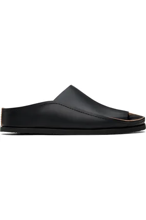 LEMAIRE Black Fussbett Sandals