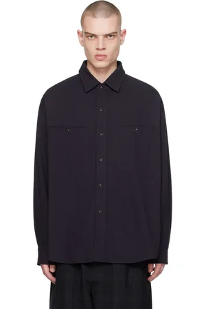 LEMAIRE Navy Welt Pocket Shirt